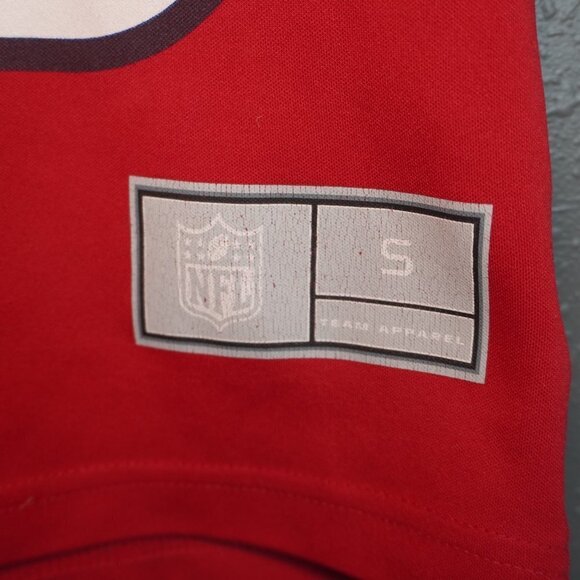 Nfl Unisex Kid Houston Texas JJ Watt Red Football Short Sleeve Jersey Size Small - Picture 2 of 6